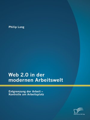 cover image of Web 2.0 in der modernen Arbeitswelt